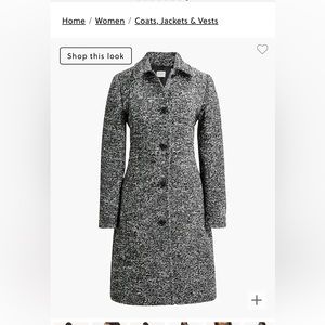 NWT J Crew Boucle Lady Day Coat